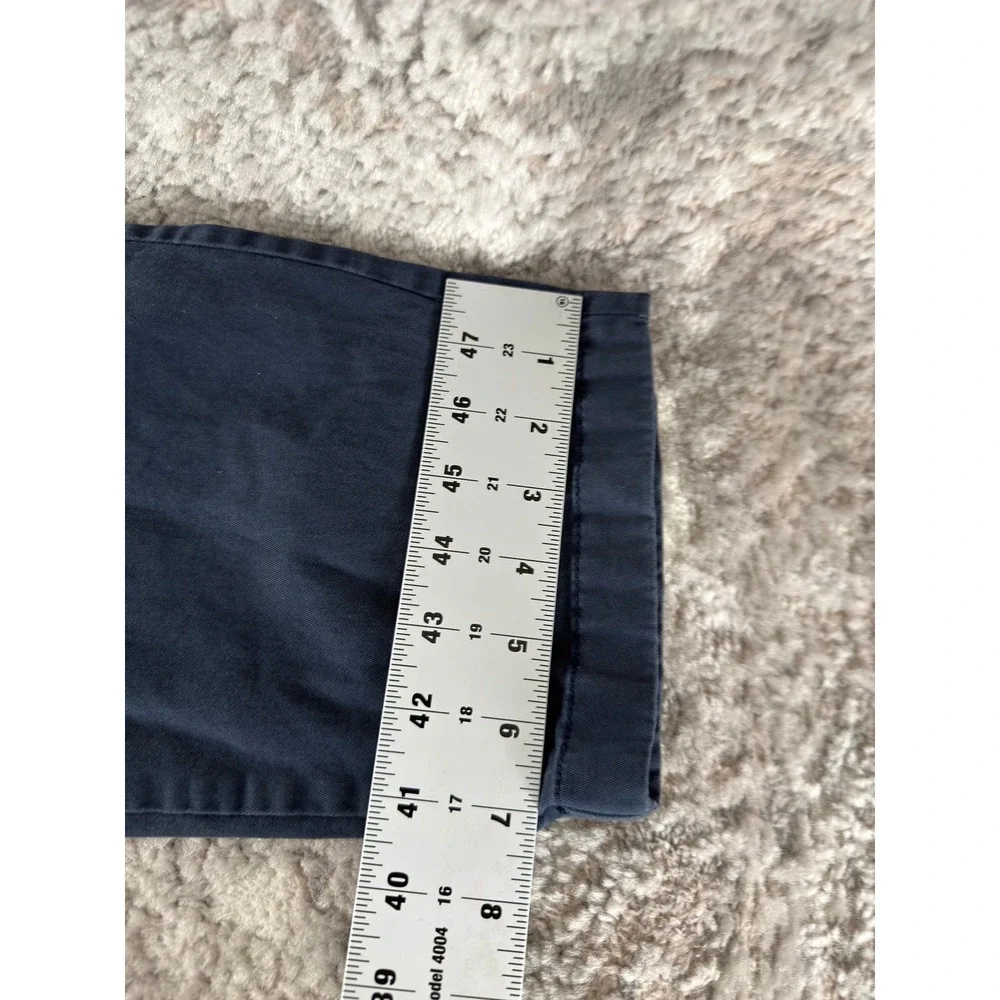 L.L.Bean Size 36x29 Standard Athletic Fit Chino Pants Navy Blue Long Mens